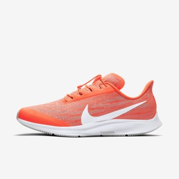 Nike Pegasus 36 FlyEase (Extra Wide) - Férfi Futócipő - Piros/Világos Szürke/Fehér